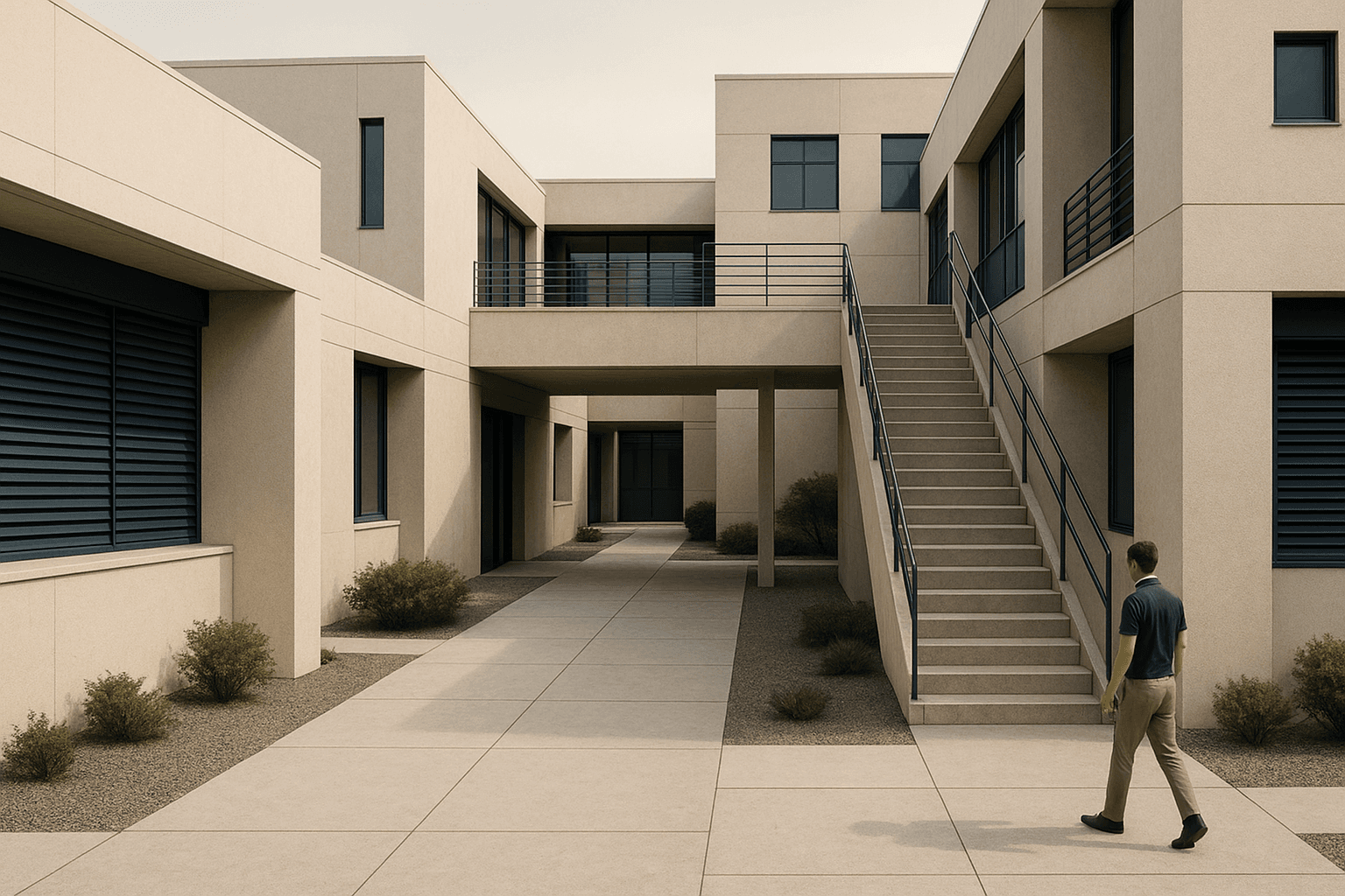 Architectural forms suggesting clearer, more controlled website and cloud management