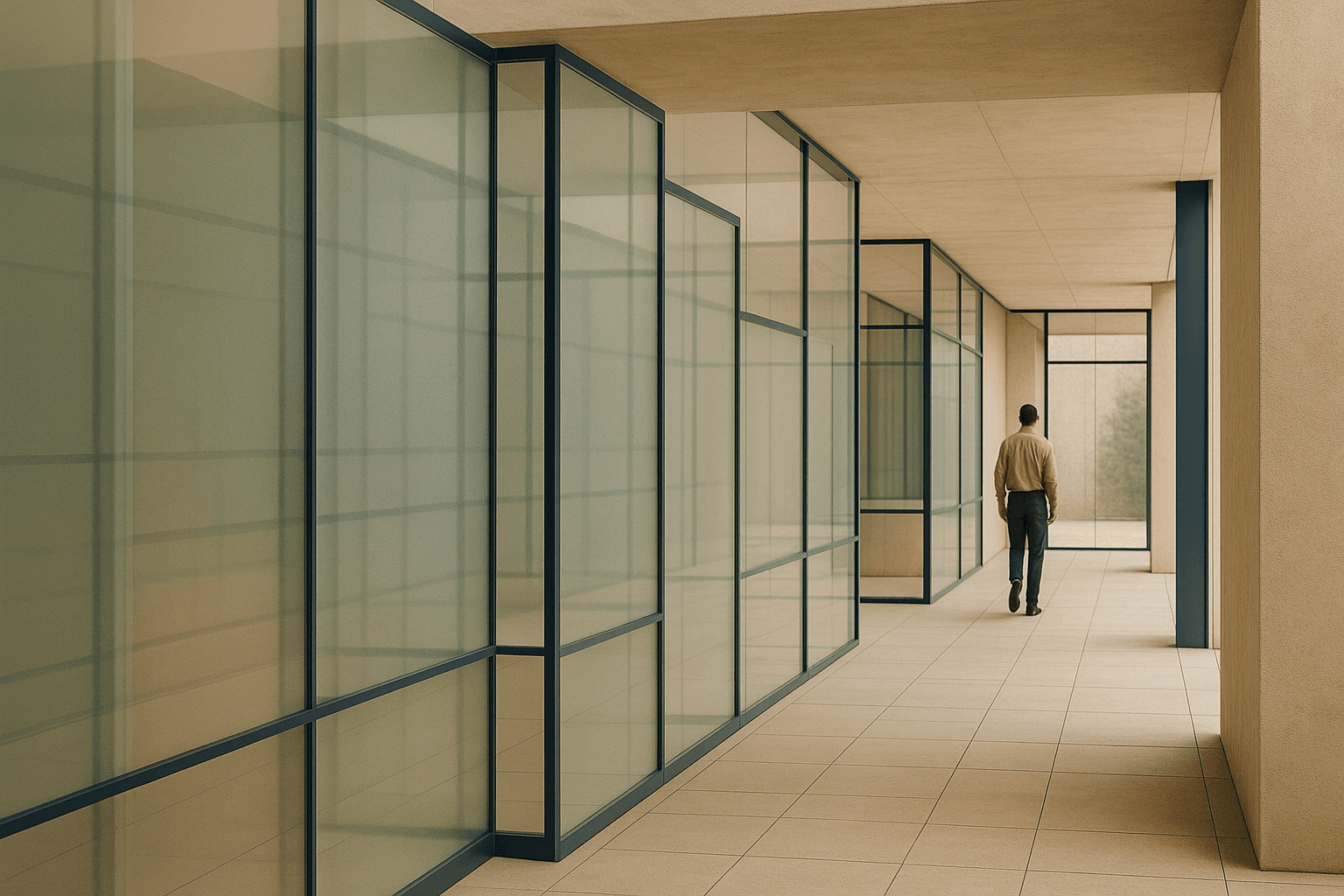 Architectural pathways symbolising clearer employment screening records and processes